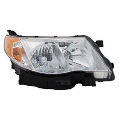 2010 subaru forester front passenger side replacement halogen headlight assembly arswlsu2503132v