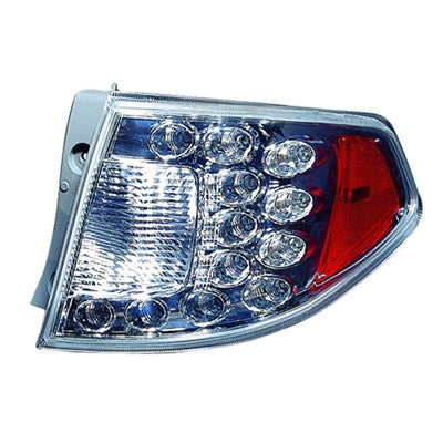 2008 subaru impreza rear passenger side replacement led tail light lens and housing arswlsu2805100