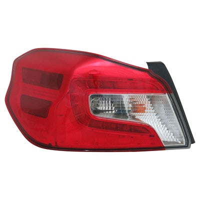 2018 subaru wrx rear driver side replacement tail light lens and housing arswlsu2818106c