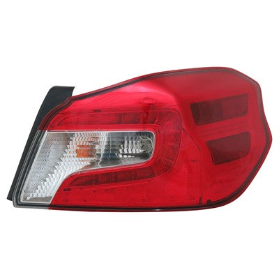 2016 subaru wrx sti rear passenger side replacement tail light lens and housing arswlsu2819106c