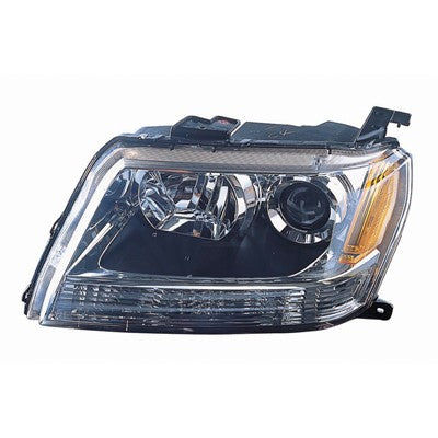 2006 suzuki grand vitara front driver side replacement headlight lens and housing arswlsz2518104c