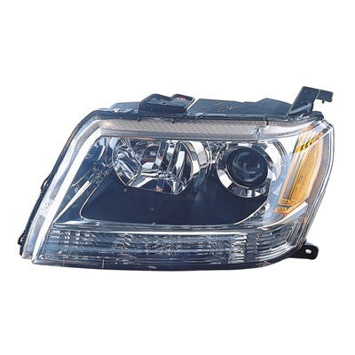 2012 suzuki grand vitara front driver side replacement headlight lens and housing arswlsz2518107c