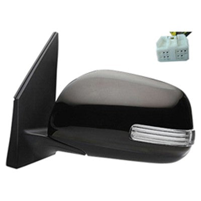 2012 toyota rav4 driver side power door mirror with heated glass with turn signal arswmto1320273