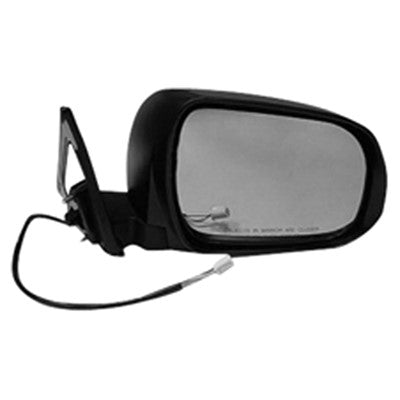 2008 toyota highlander passenger side power door mirror without heated glass arswmto1321245