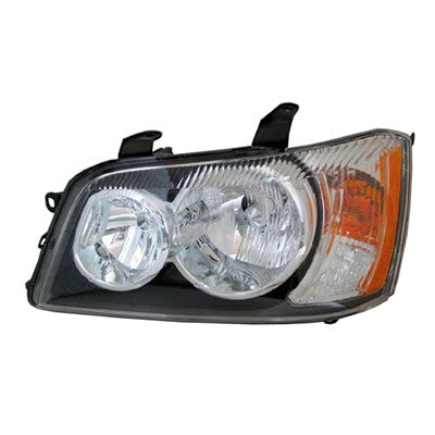 2002 toyota highlander front driver side replacement headlight lens and housing arswlto2502141c