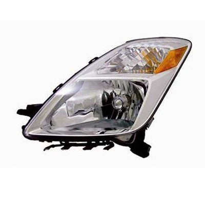 2006 toyota prius front driver side replacement halogen headlight lens and housing arswlto2502159v