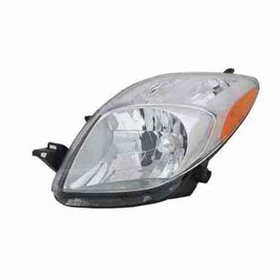 2008 toyota yaris front driver side replacement headlight lens and housing arswlto2502170c