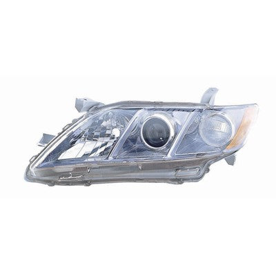 2007 toyota camry front driver side replacement headlight lens and housing arswlto2502174c