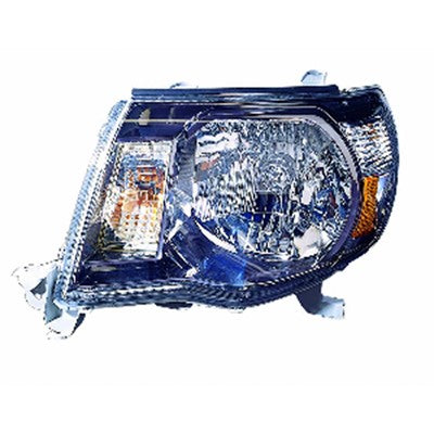 2010 toyota tacoma front driver side replacement headlight assembly arswlto2502181v