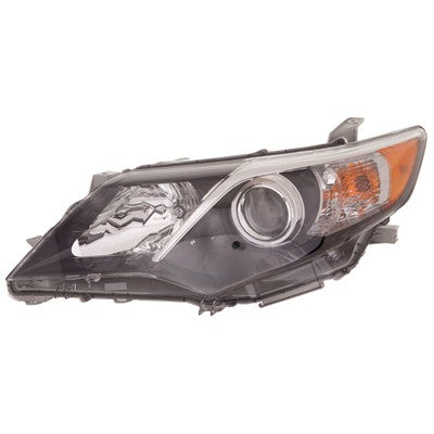 2014 toyota camry front driver side replacement halogen headlight assembly arswlto2502212c