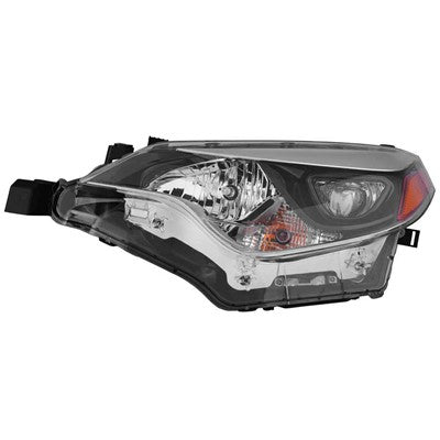 2016 toyota corolla front driver side replacement headlight assembly arswlto2502216c