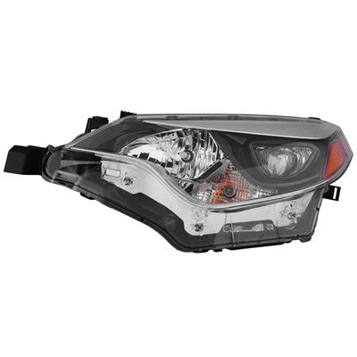 2015 toyota corolla front driver side replacement headlight assembly arswlto2502216c