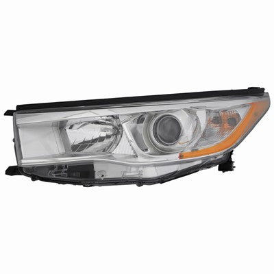 2016 toyota highlander front driver side replacement headlight assembly arswlto2502221v