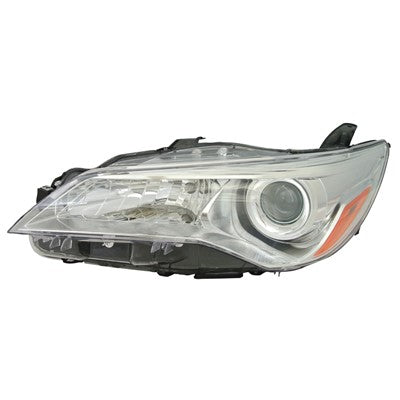 2016 toyota camry front driver side replacement halogen headlight assembly arswlto2502222c