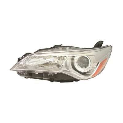 2016 toyota camry front driver side replacement led headlight assembly lens and housing arswlto2502222