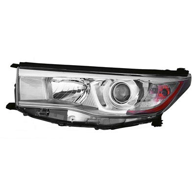 2015 toyota highlander front driver side oem headlight assembly arswlto2502225oe