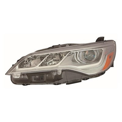 2016 toyota camry front driver side replacement led headlight assembly arswlto2502229c