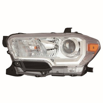 2018 toyota tacoma front driver side replacement led headlight assembly arswlto2502242c