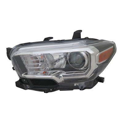 2018 toyota tacoma front driver side replacement led headlight assembly arswlto2502244c