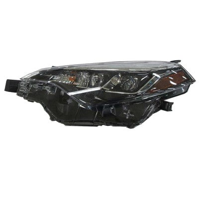 2017 toyota corolla front driver side replacement led headlight assembly arswlto2502250c