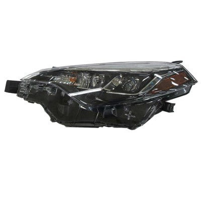 2018 toyota corolla front driver side replacement led headlight assembly arswlto2502250c
