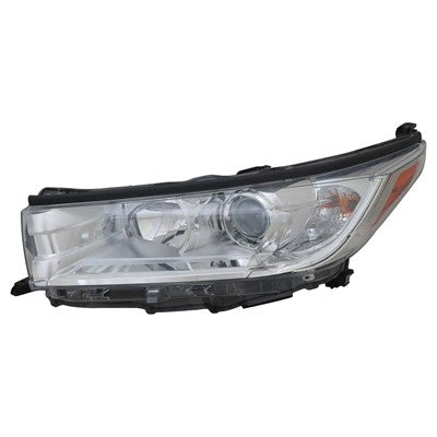 2018 toyota highlander front driver side replacement led headlight assembly arswlto2502251c