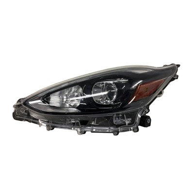 2019 toyota prius c front driver side replacement led headlight assembly arswlto2502259