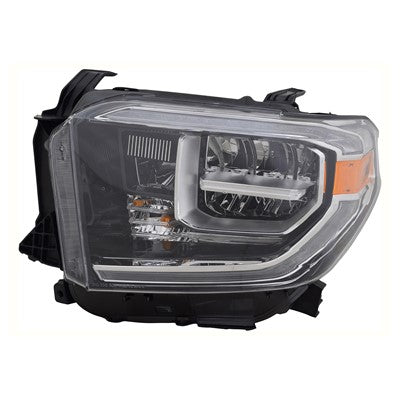 2021 toyota tundra front driver side replacement led headlight assembly arswlto2502262