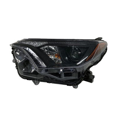 2016 toyota rav4 front driver side replacement halogen headlight assembly arswlto2502268c