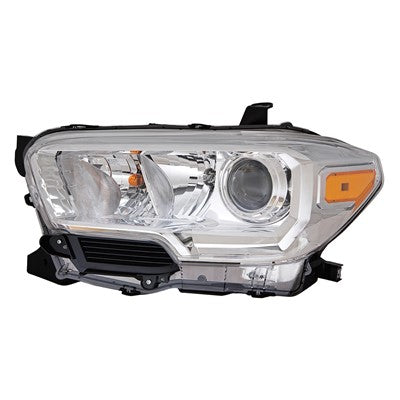 2019 toyota tacoma front driver side replacement led headlight assembly lens and housing arswlto2502284c