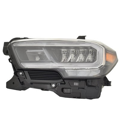 2021 toyota tacoma front driver side replacement led headlight assembly arswlto2502291