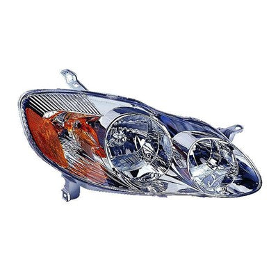 2004 toyota corolla front passenger side replacement headlight assembly arswlto2503139c