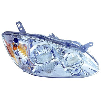 2008 toyota corolla front passenger side replacement headlight assembly arswlto2503160c