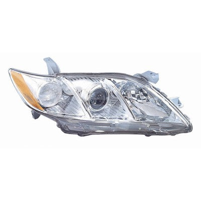 2008 toyota camry front passenger side replacement headlight lens and housing arswlto2503167c