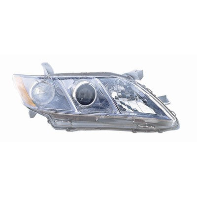 2008 toyota camry front passenger side replacement headlight lens and housing arswlto2503174c