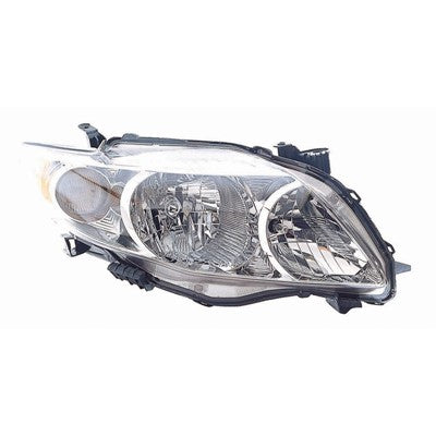 2010 toyota corolla front passenger side replacement headlight assembly arswlto2503182c