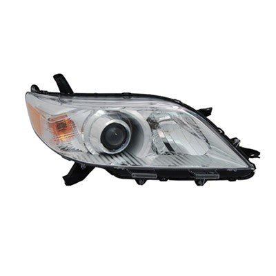 2012 toyota sienna front passenger side oem halogen headlight assembly arswlto2503199oe