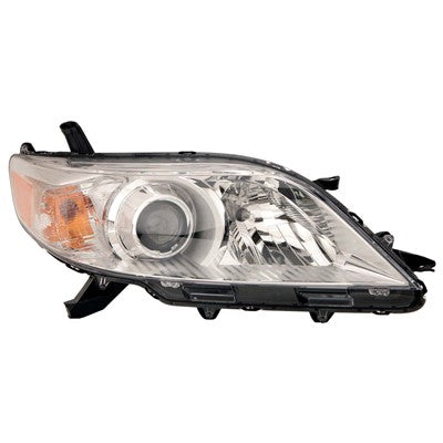 2019 toyota sienna front passenger side replacement halogen headlight assembly arswlto2503199c