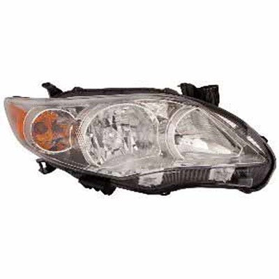 2013 toyota corolla front passenger side replacement headlight assembly arswlto2503203