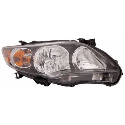 2012 toyota corolla front passenger side replacement headlight assembly arswlto2503204c