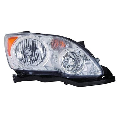 2008 toyota avalon front passenger side replacement halogen headlight assembly arswlto2503209c