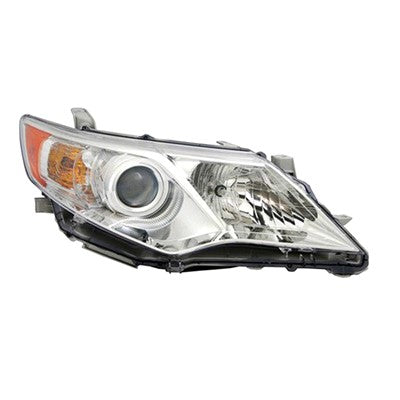 2014 toyota camry front passenger side replacement headlight assembly arswlto2503211c