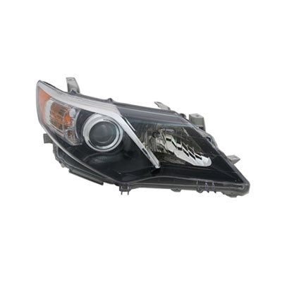 2014 toyota camry front passenger side replacement halogen headlight assembly arswlto2503212v
