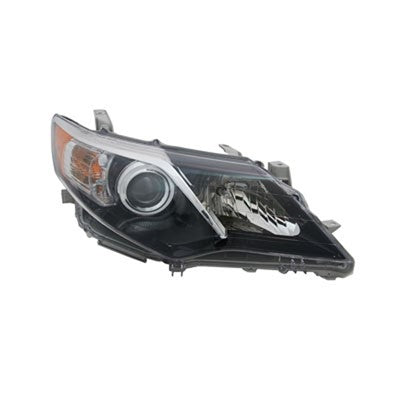 2013 toyota camry front passenger side replacement halogen headlight assembly arswlto2503212v