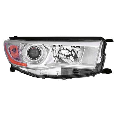 2016 toyota highlander front passenger side oem headlight assembly arswlto2503221oe