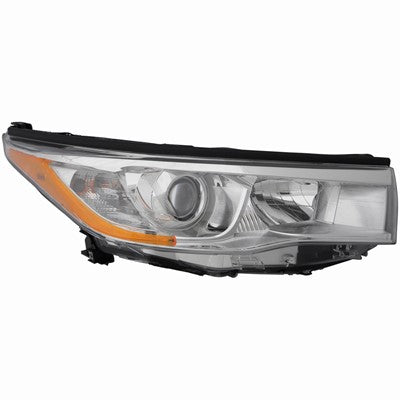 2016 toyota highlander front passenger side replacement headlight assembly arswlto2503221v