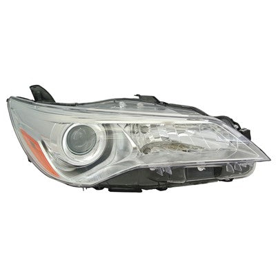 2015 toyota camry front passenger side replacement halogen headlight assembly arswlto2503222c