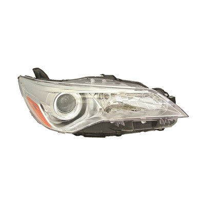 2017 toyota camry front passenger side oem halogen headlight combination assembly arswlto2503222oe