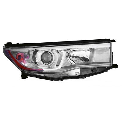 2015 toyota highlander front passenger side oem headlight assembly arswlto2503225oe