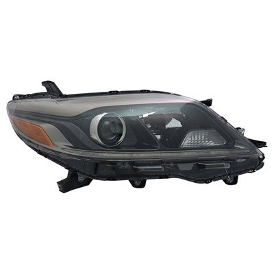 2015 toyota sienna front passenger side replacement led headlight assembly arswlto2503231c